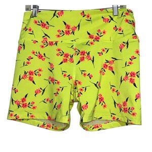 Victorias Secret Pink Ultimate Floral Print High-Waisted Bike Shorts Womens Size